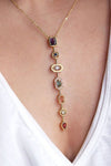 Multicolored Stone Necklace