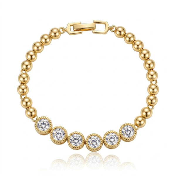 Crystal Balls Chain Bracelet