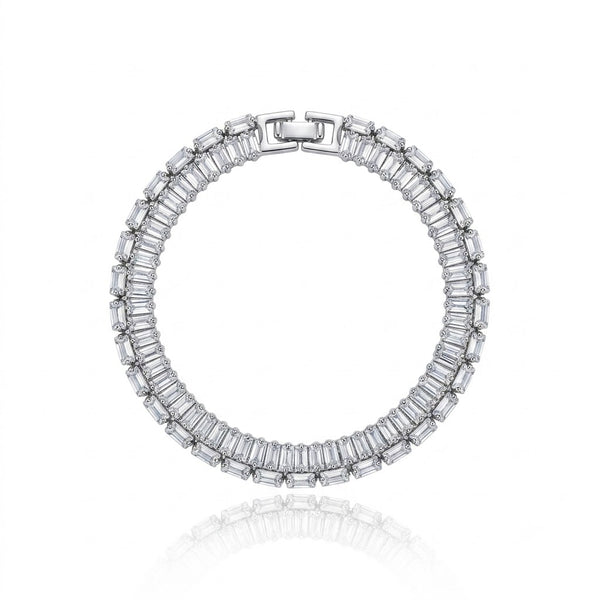 Silver Baguette Starlight Bracelet