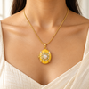 Whimsical Yellow Picture Pendent
