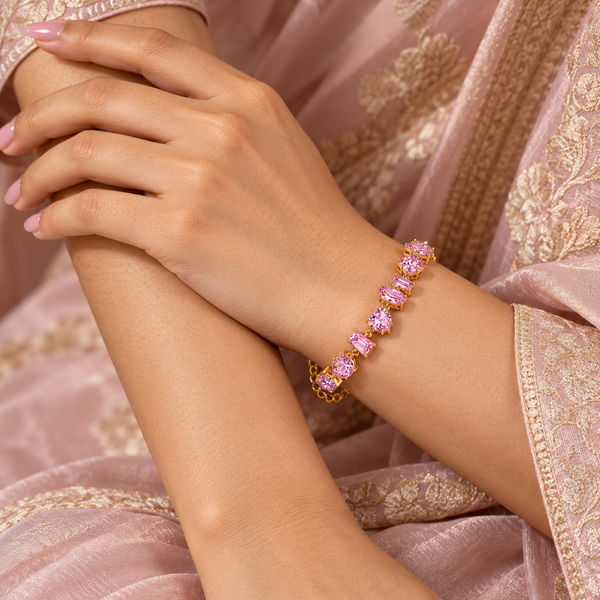 Pink Crystal Bracelet