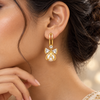 Perky Pearl Bow Earrings
