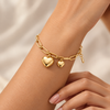 Heart Link Chain Bracelet