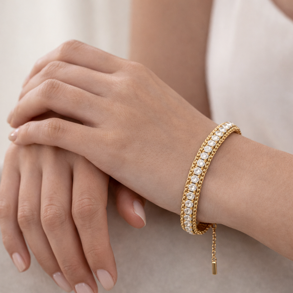 Braided Tennis Bracelet