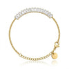 Baguette Pave Chain Bracelet