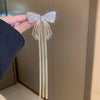 Dreamy Studded Butterfly Tassel Hair Bow Clip – alternate angle