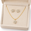 Star Bloom Necklace with Earrings