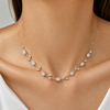 Moon Crystal Tulip Necklace