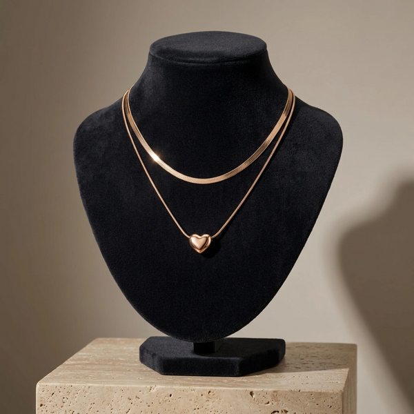 Dual Layer Heart Pendent