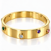 Colour Crystal Broad Bracelet