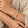 Minimal Crystal Snake Chain Bracelet