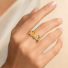 Studded Heart Ring