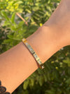Gold Matrix Bangle