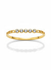 Golden Stream Bangle Bracelet