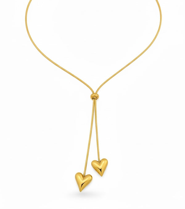 Dangling Hearts Necklace