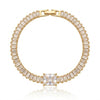 Crystal Cube Tennis Bracelet