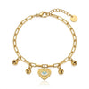 Awakened Eye Heart Charms Bracelets