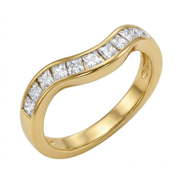 Studded Curve Ring