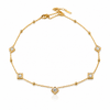 Dainty Bare Glow Necklace with Earrings