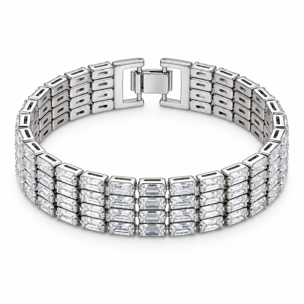 Crown Jewel Starlight Bracelet Silver