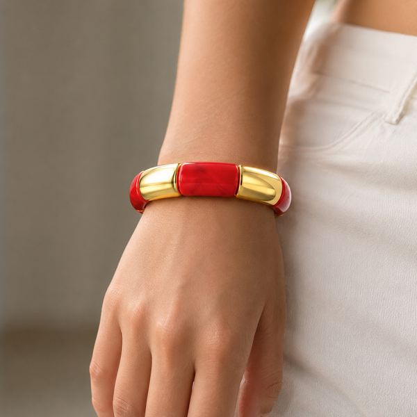 Viral Stackable Bracelet- Maroon
