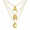 Viral Gold Bubble Letters Necklace