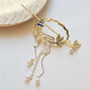 Imperial Pavilion Hair Stick hair clip worn on model – styled for women
