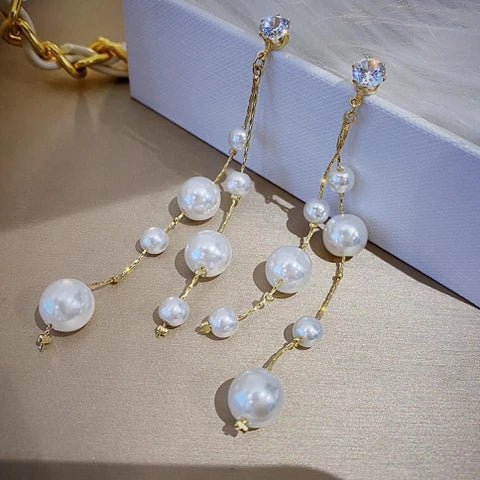 Pearl Dangle Earrings