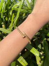 Lined Nail Bracelet