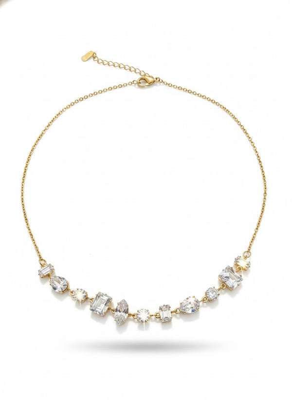 Stone Stud Gema Necklace