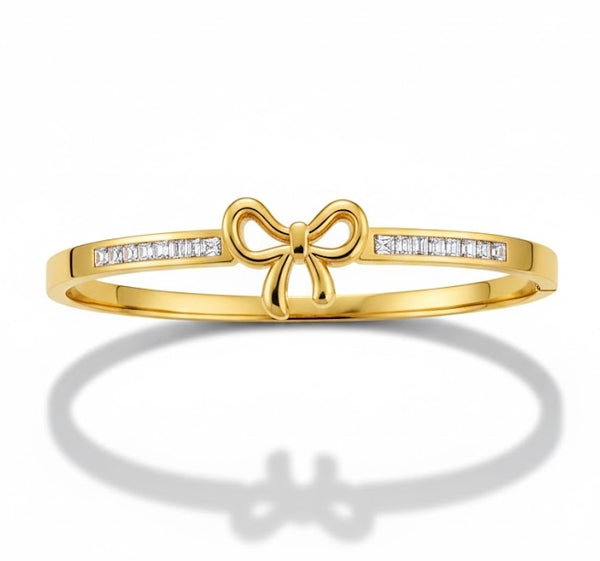 Gold Bow Bracelet