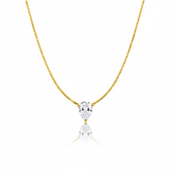 Tear Drop Delicate Necklace
