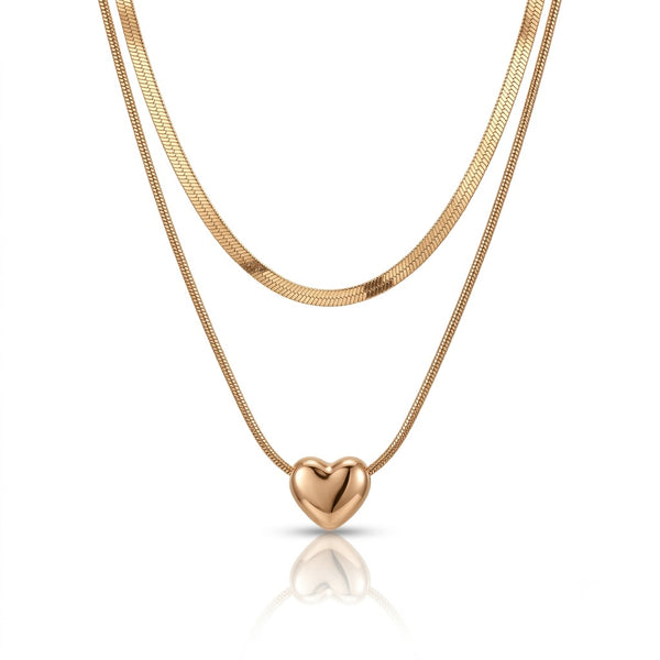 Dual Layer Heart Pendent