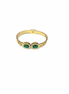 Classic Cuban Emerald Bracelet