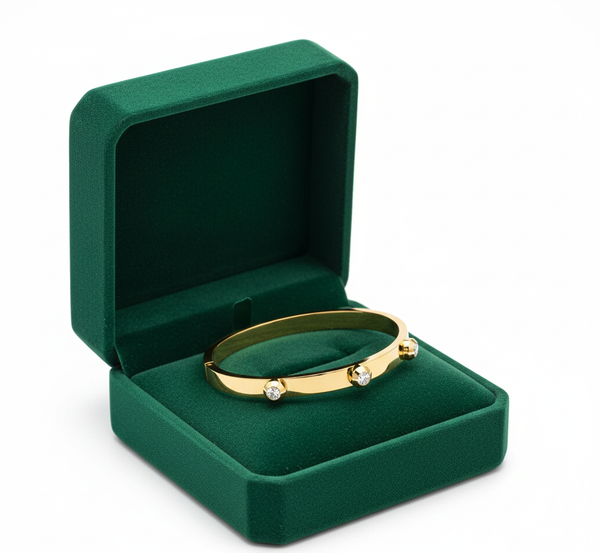 Cubic Zircon Stud Bracelet