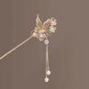 Butterfly Moonlit Garden Hair Stick shown with Fix My Hairs gift packaging