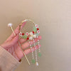 Delicate Flower Pearl Tassels Hair Stick shown with Fix My Hairs gift packaging