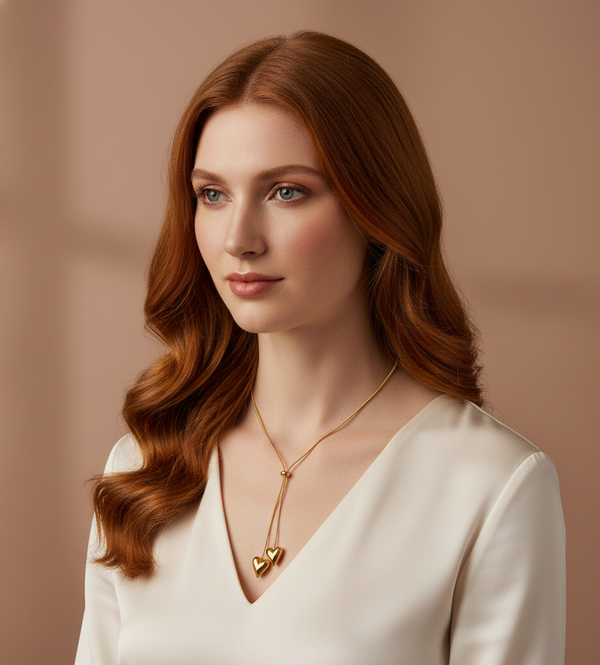 Dangling Hearts Necklace