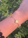 Gold Clover Bracelet