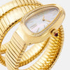 White Dial Gold Serpent Watch