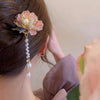Peony Studded Hair Stick – alternate angle