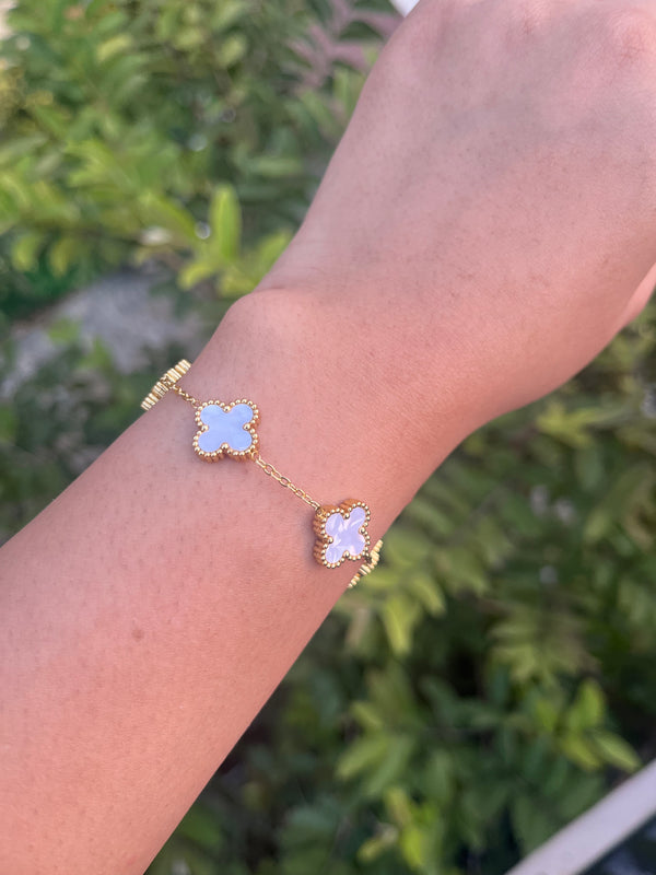 White Cleef Bracelet