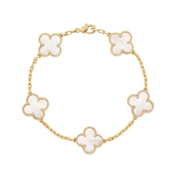 White Cleef Bracelet