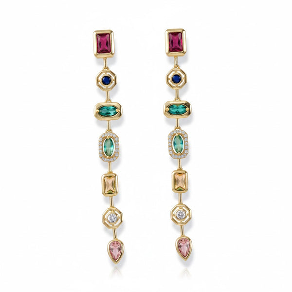 Zircon Studded Earrings