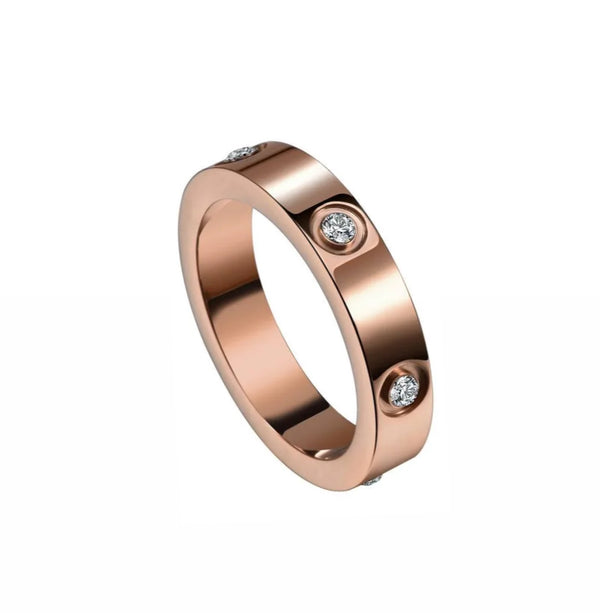 Classic Rose gold Band Ring