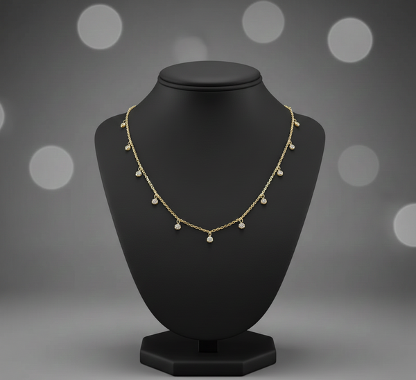 Finnora Necklace - 18k Gold Plated