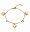 Heart Link Chain Bracelet