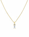 Emerald-cut Pendant Necklace