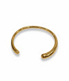 Waterdrop end Cuff Bangle