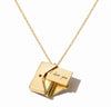 Openable Secret Letter Necklace with Rose Box